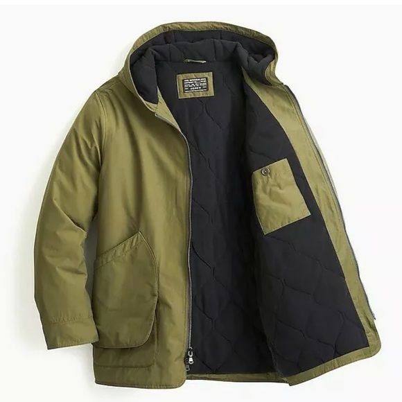 ▪️SOLD▪️J Crew Men’s Fleece lined Hooded Jacket - Picture 2 of 8